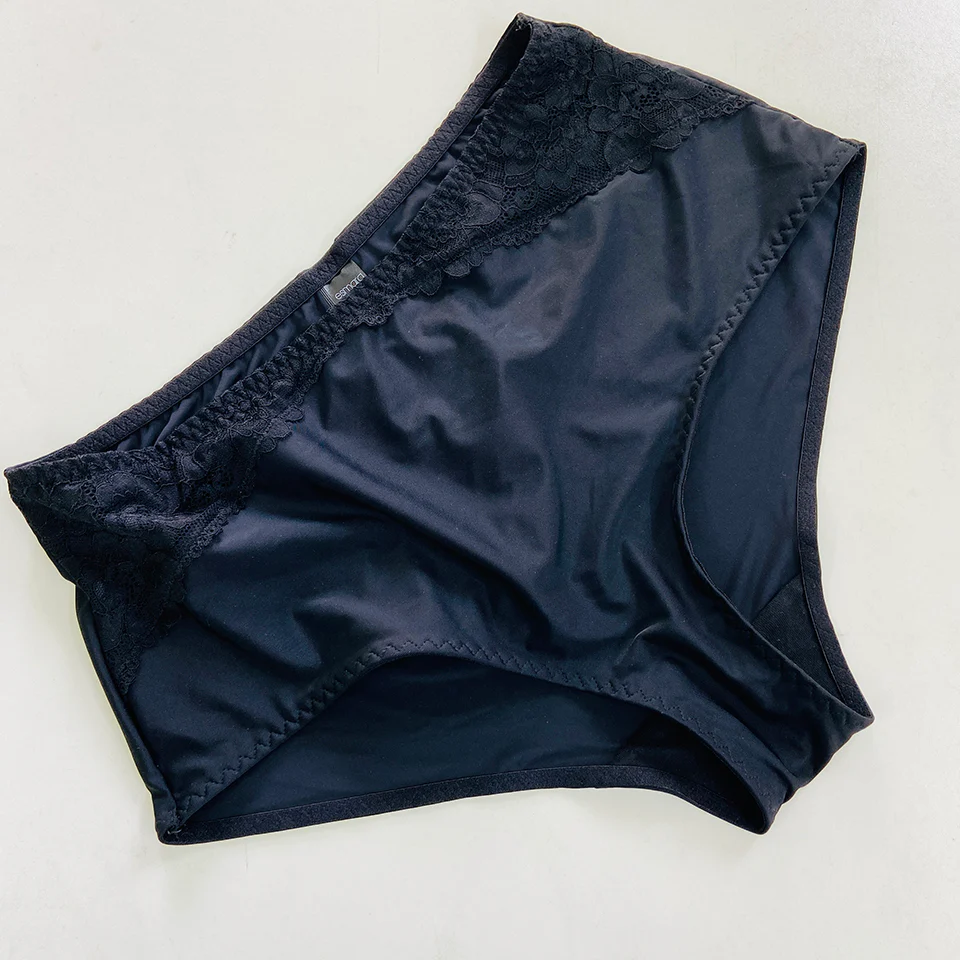 Womens Premium High Waisted Lace Full Back Cover Panty - Image 14