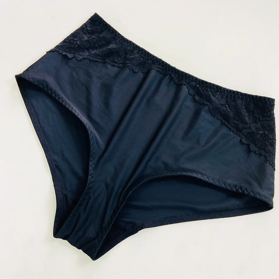 Womens Premium High Waisted Lace Full Back Cover Panty - Image 17
