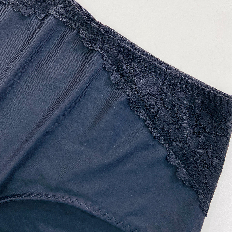 Womens Premium High Waisted Lace Full Back Cover Panty - Image 9