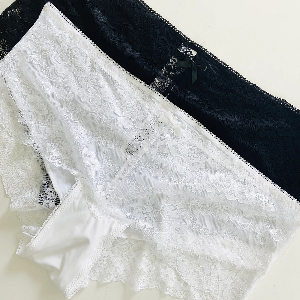 Womens Premium Lace Front Hipster Brief Panty - Image 9
