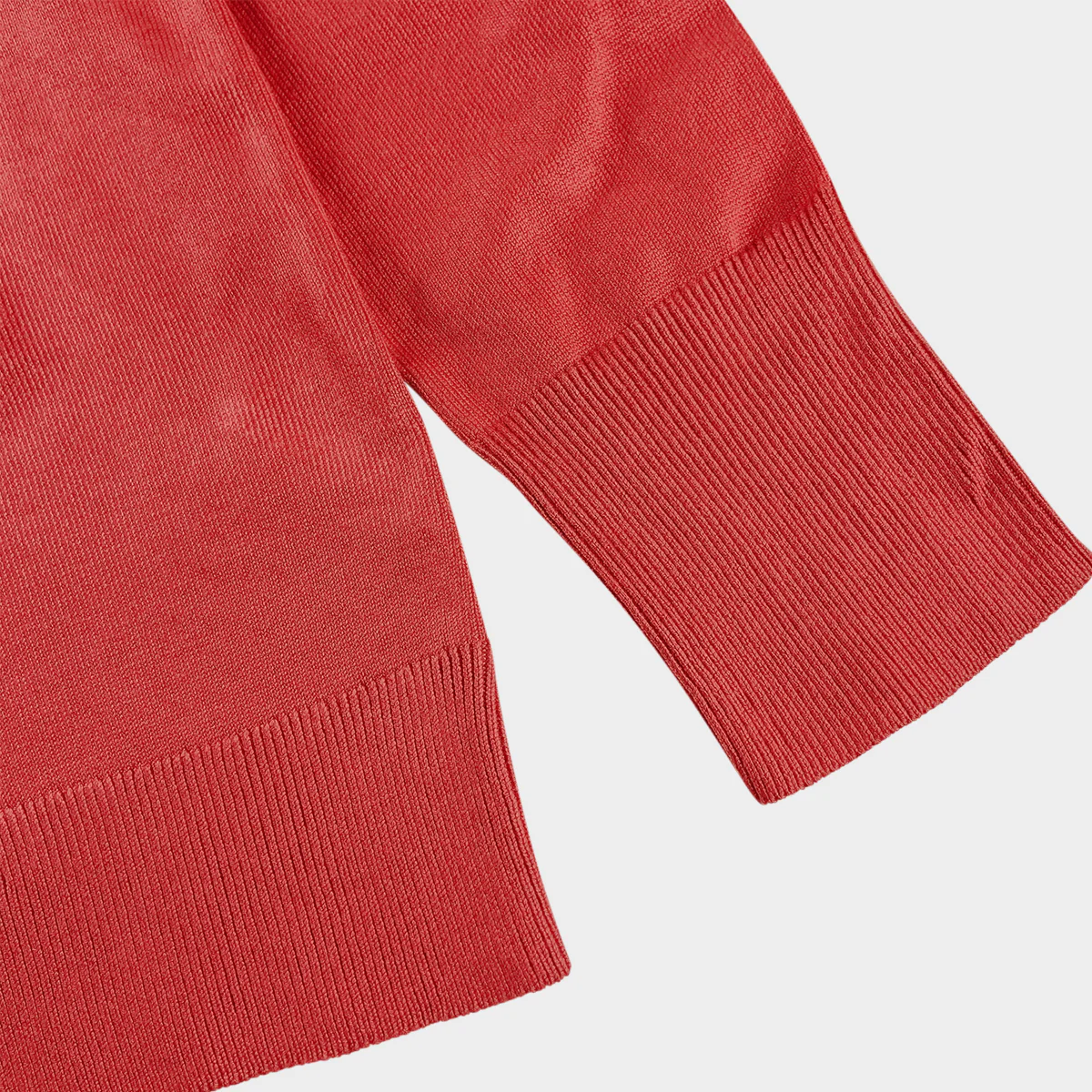 Womens Premium Long Sleeve Soft Knit Henley Sweater - Image 2
