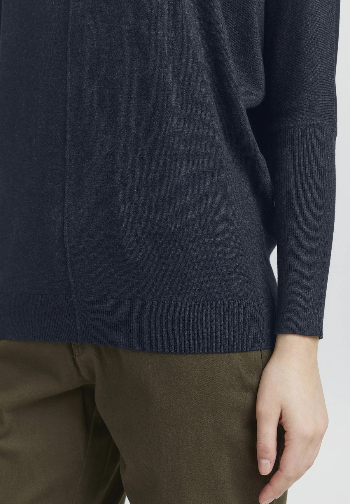 Womens Premium Soft Viscose Knit Crew Neck Sweater - Image 6