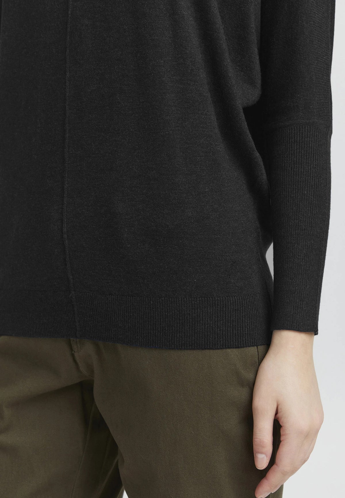 Womens Premium Soft Viscose Knit Crew Neck Sweater - Image 9