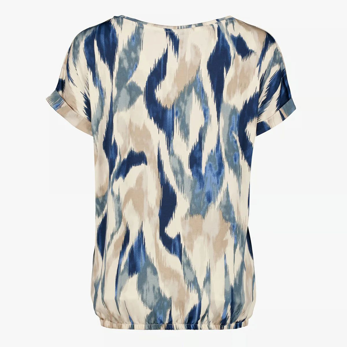 Womens Printed Short Sleeve Round Neck T-Shirt - Image 6