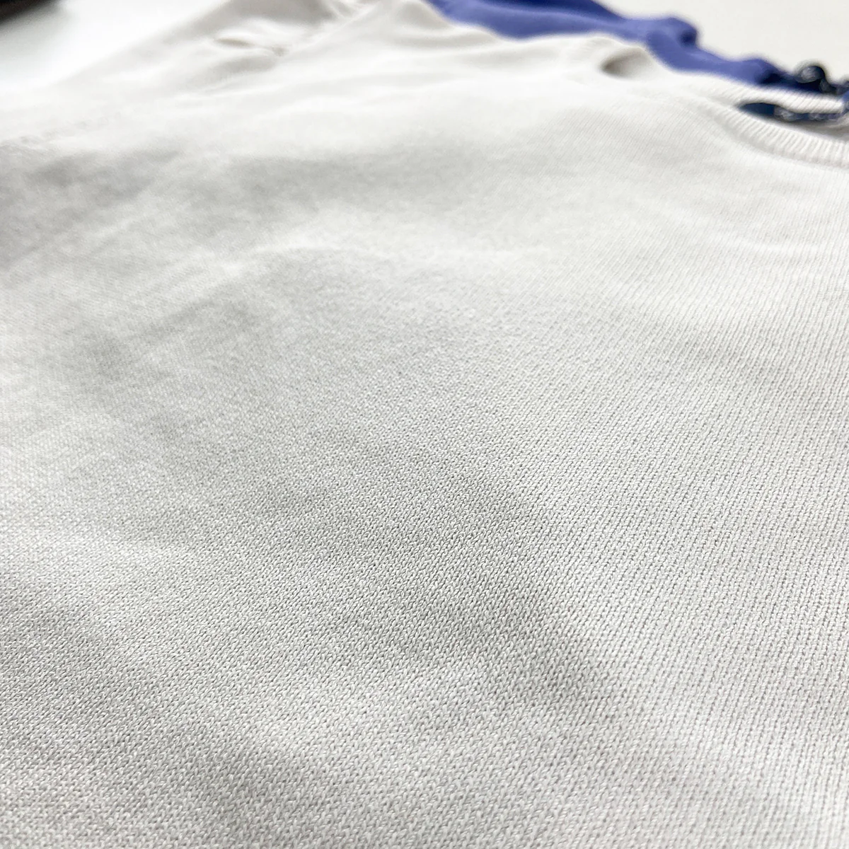 Womens Puff Short Sleeve Round Neck Knit Top - Image 8