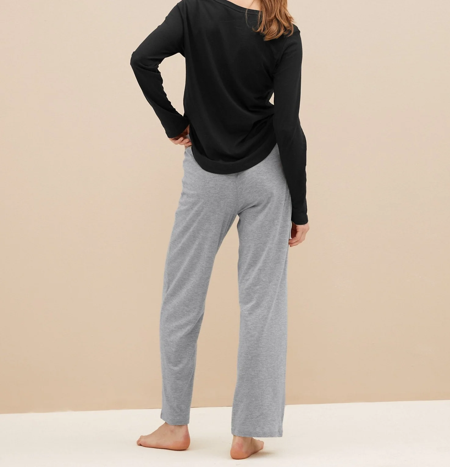 Womens Regular Fit Wide Leg Nightwear Pajama - Image 18