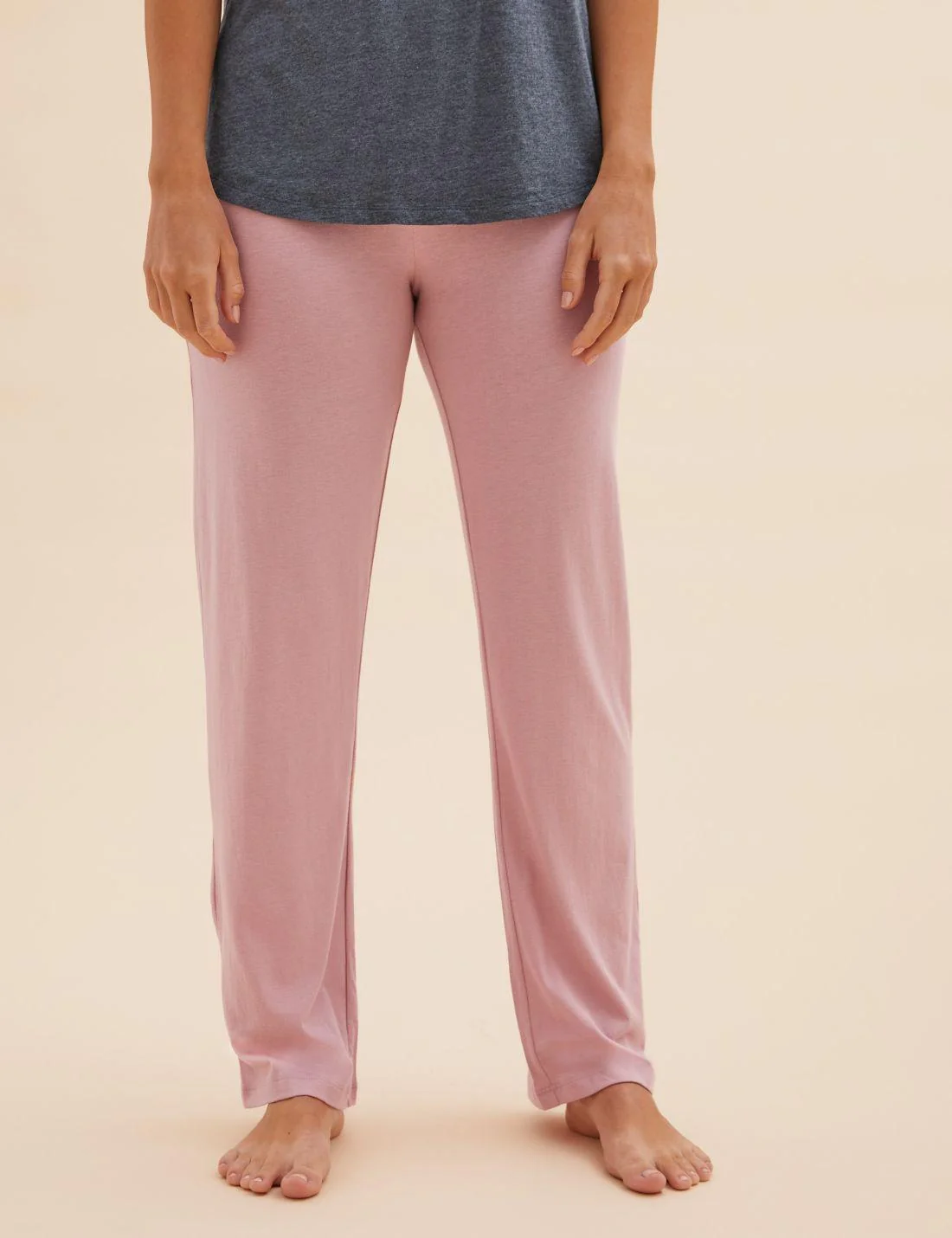 Womens Regular Fit Wide Leg Nightwear Pajama - Image 4