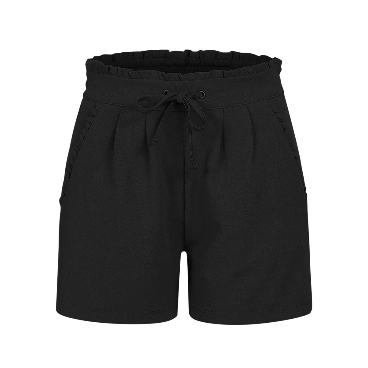 Womens Regular Fit Short Polyester Drawstring Shorts - Image 11