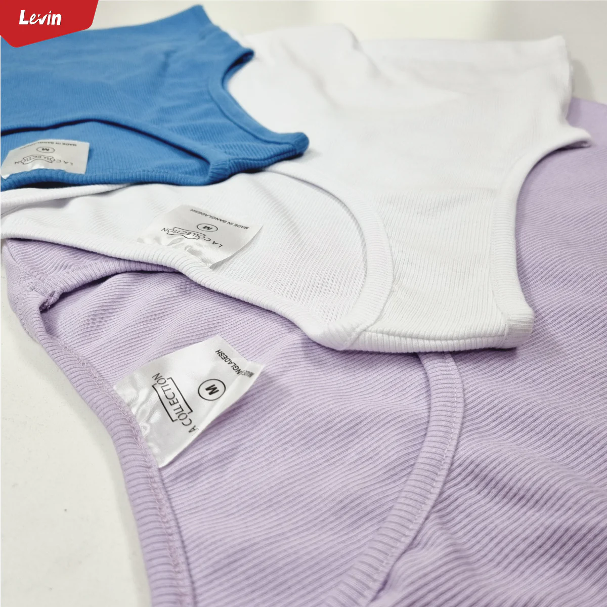 Women's Ribbed Stretch Cotton Tank Top - Image 5