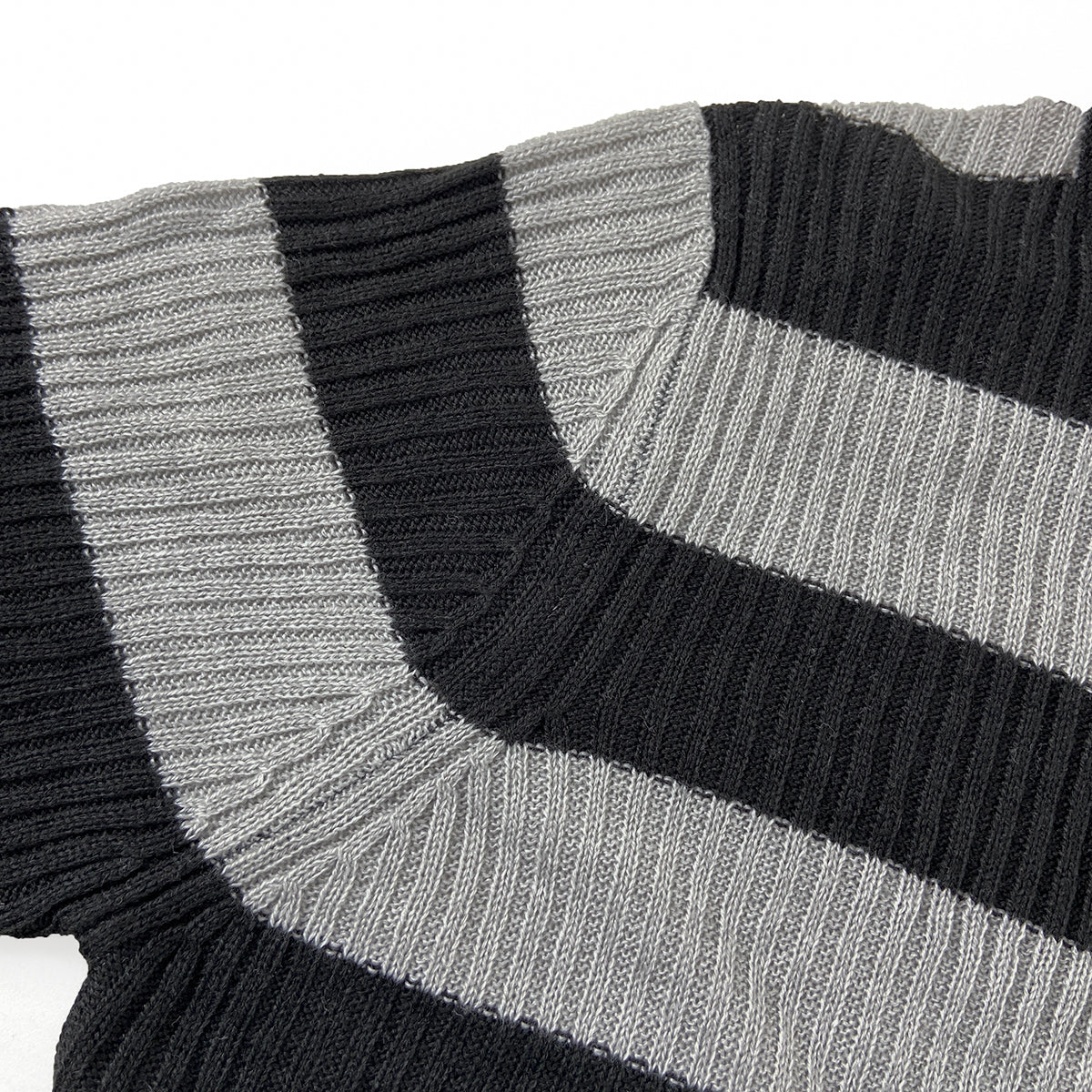 Womens Ribbed Striped Soft Knit Turtleneck Sweater - Image 14