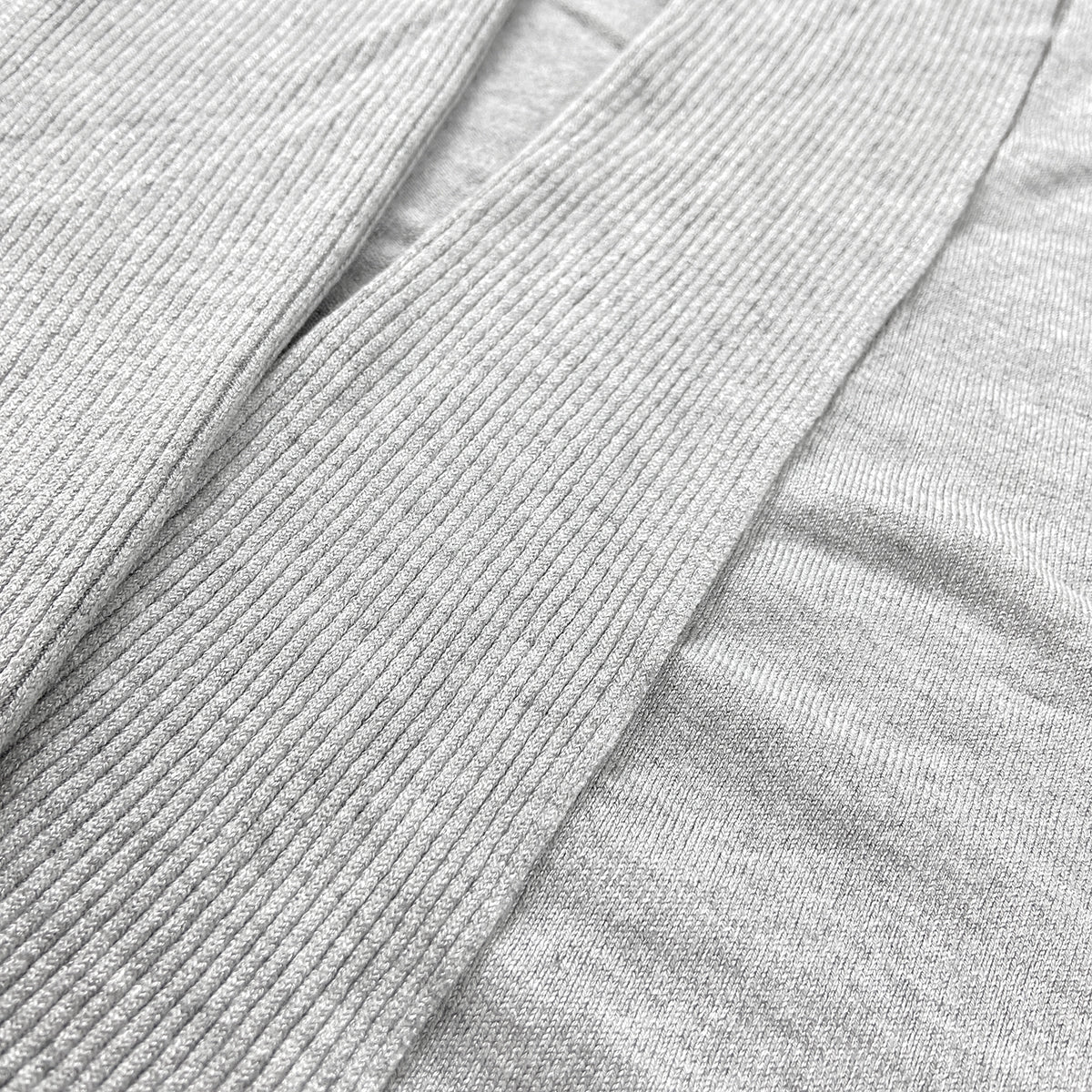 Womens Ribbed Trim Classic Open-Front Knit Cardigan - Image 9