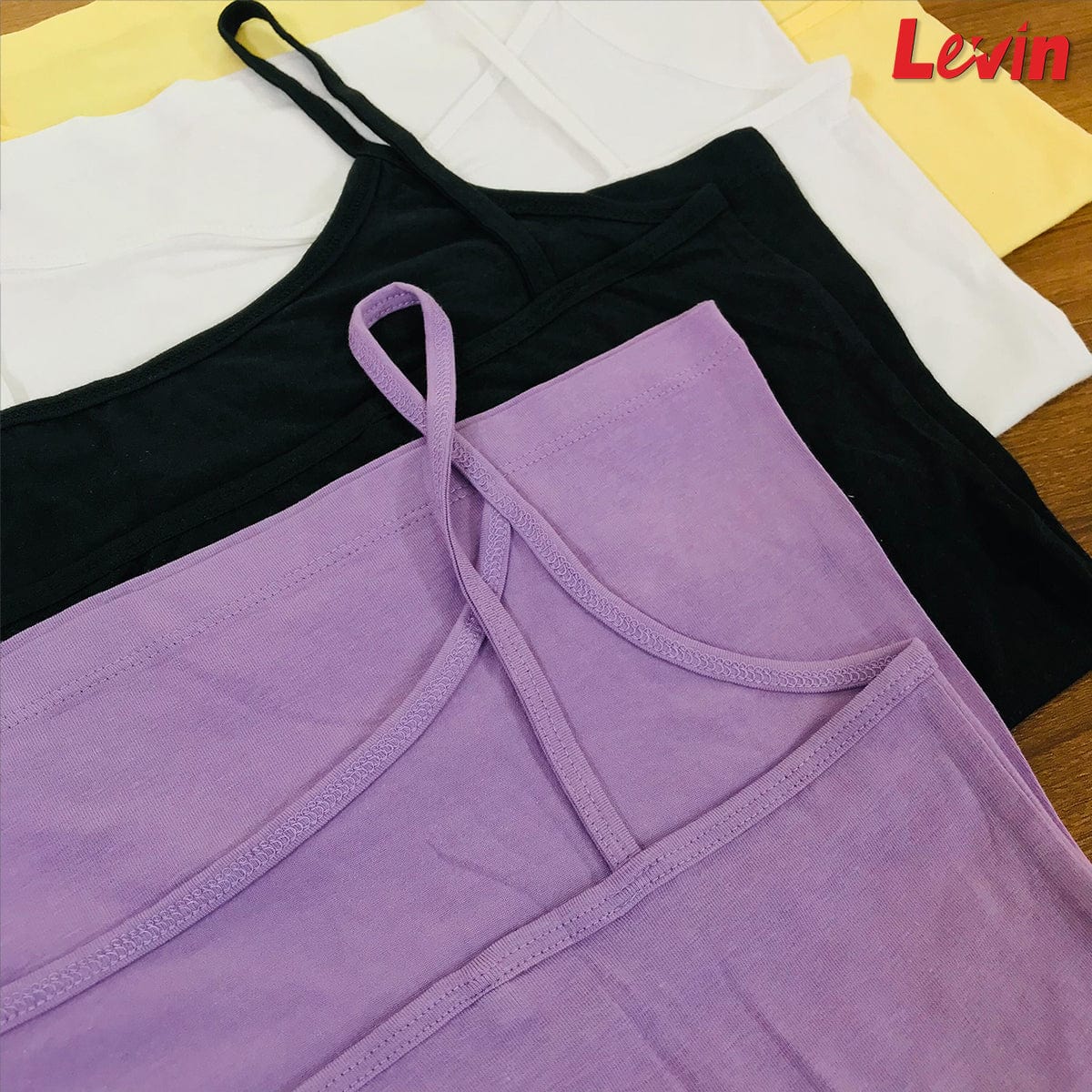 Womens Round Neck Camisole Cotton Tank Top - Image 5