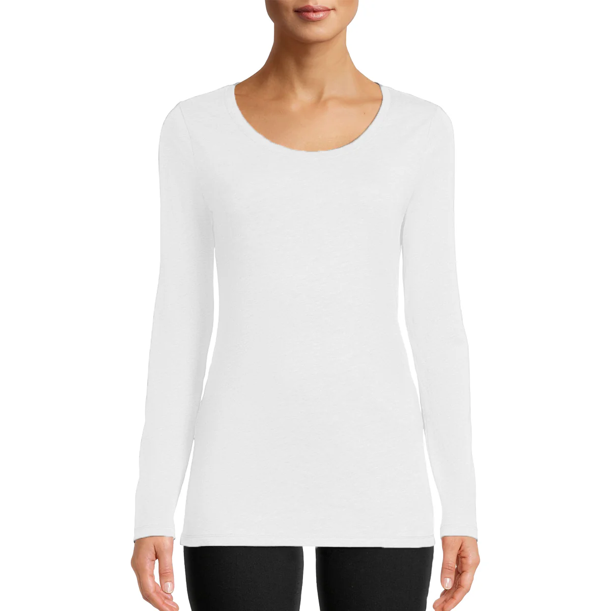 Womens Round Neck Cotton Full Sleeve T-shirt - Image 10