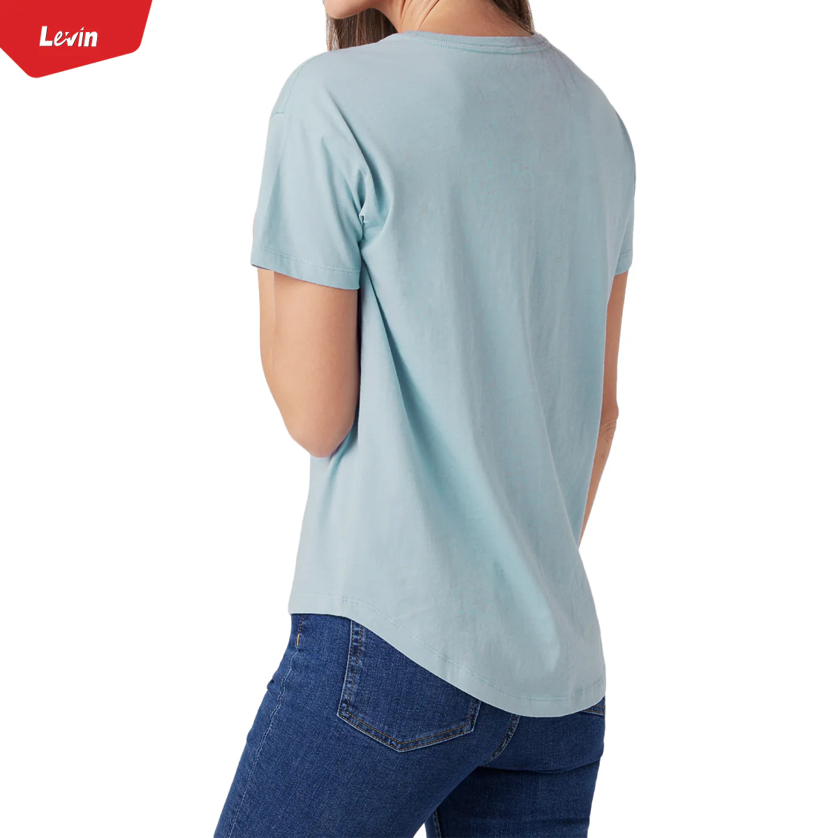 Womens Round Neck Short Sleeve Casual Cotton T-Shirt - Image 17