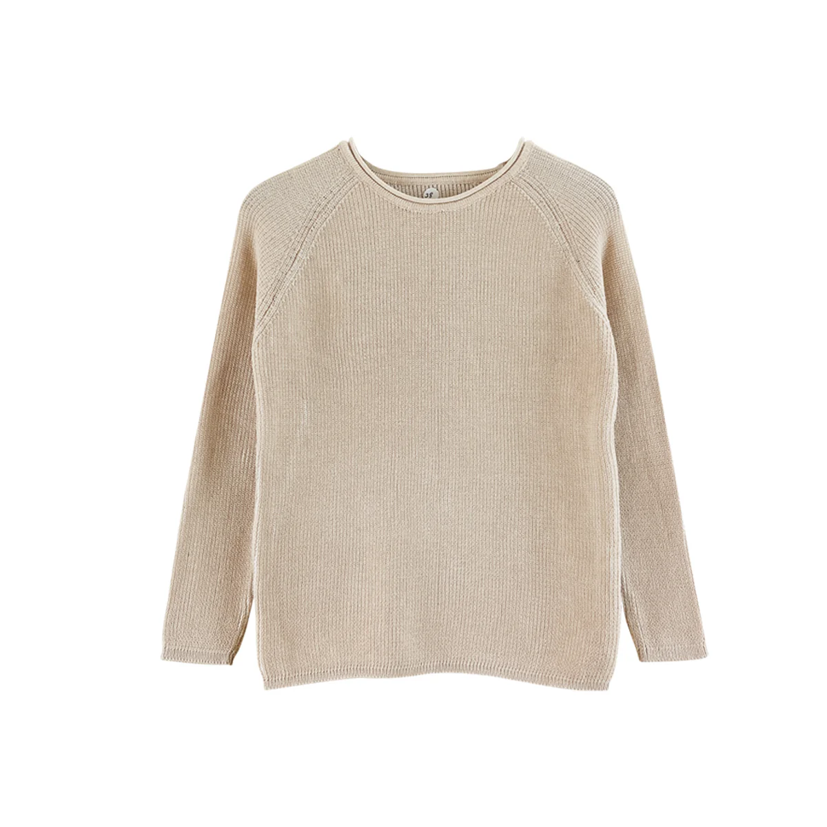 Womens Round Neck Waffle Knit Pullover Jumper Sweater - Image 7
