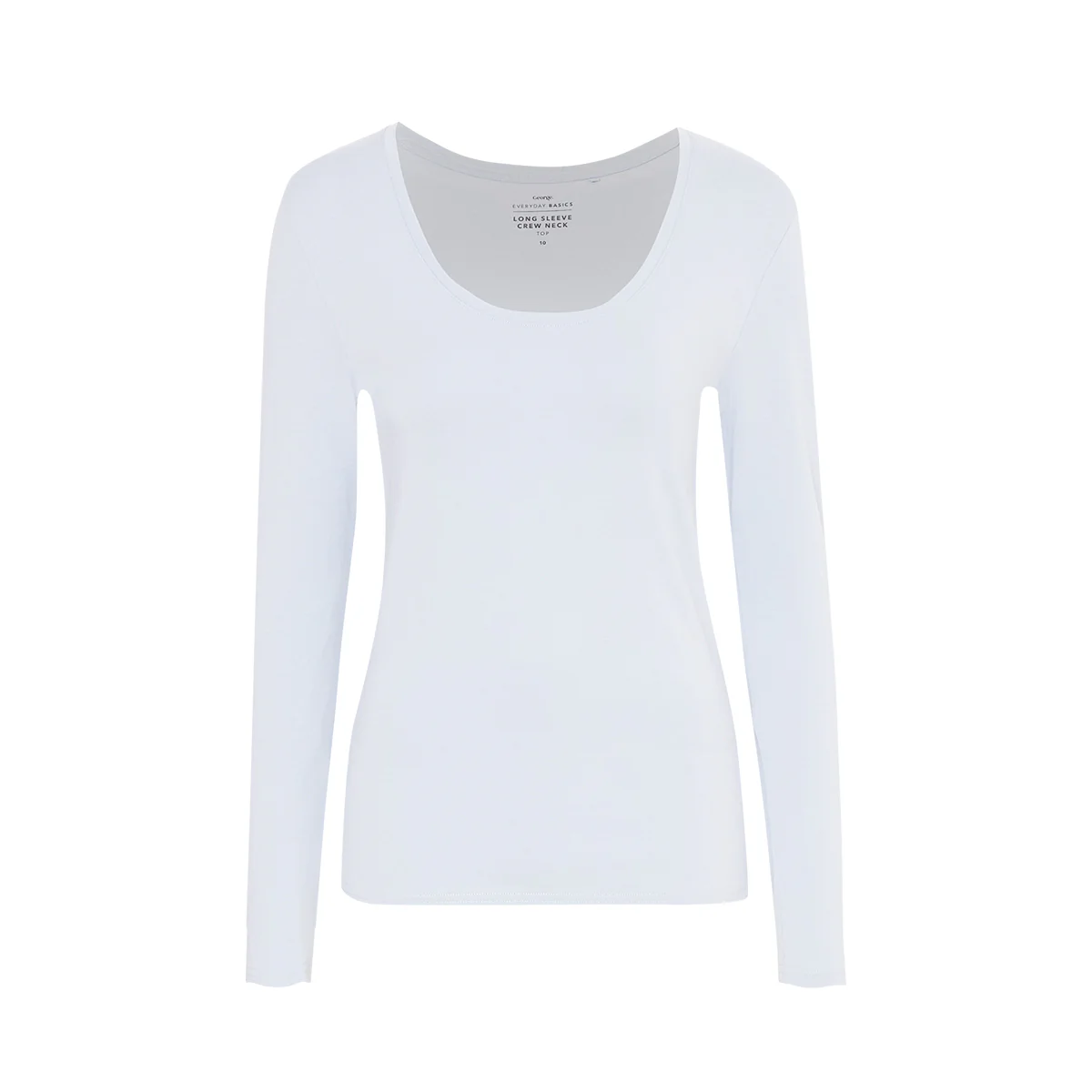 Womens Scoop Neck Long Sleeve Cotton Jersey T-Shirt - Image 16