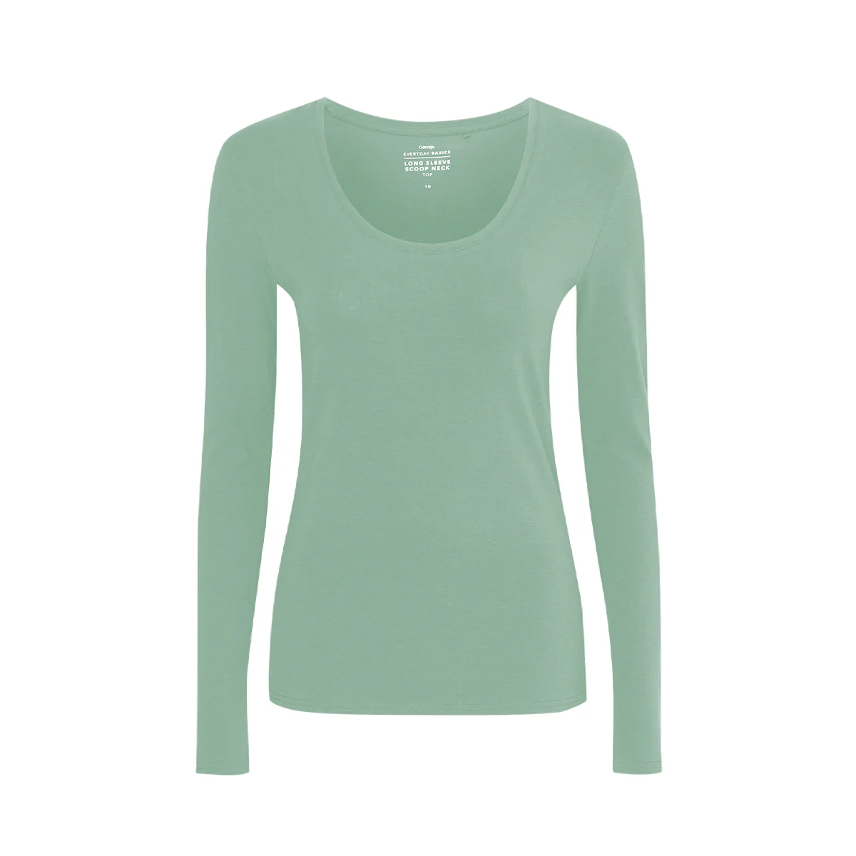 Womens Scoop Neck Long Sleeve Cotton Jersey T-Shirt - Image 30