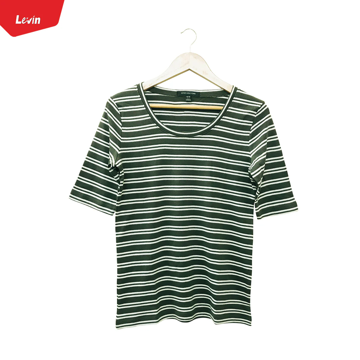 Womens scoop neck Semi Long cotton half sleeve t-shirt - Image 14