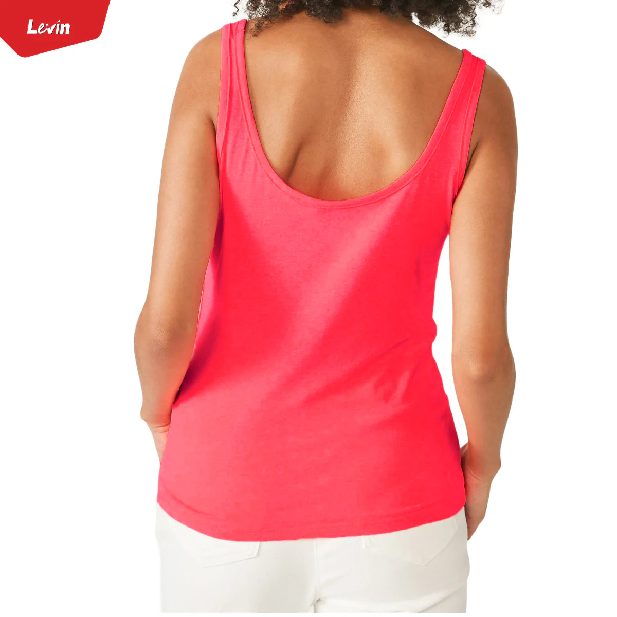 Women's Scoop Neck Summer Cotton Vest Tank Top - Image 6