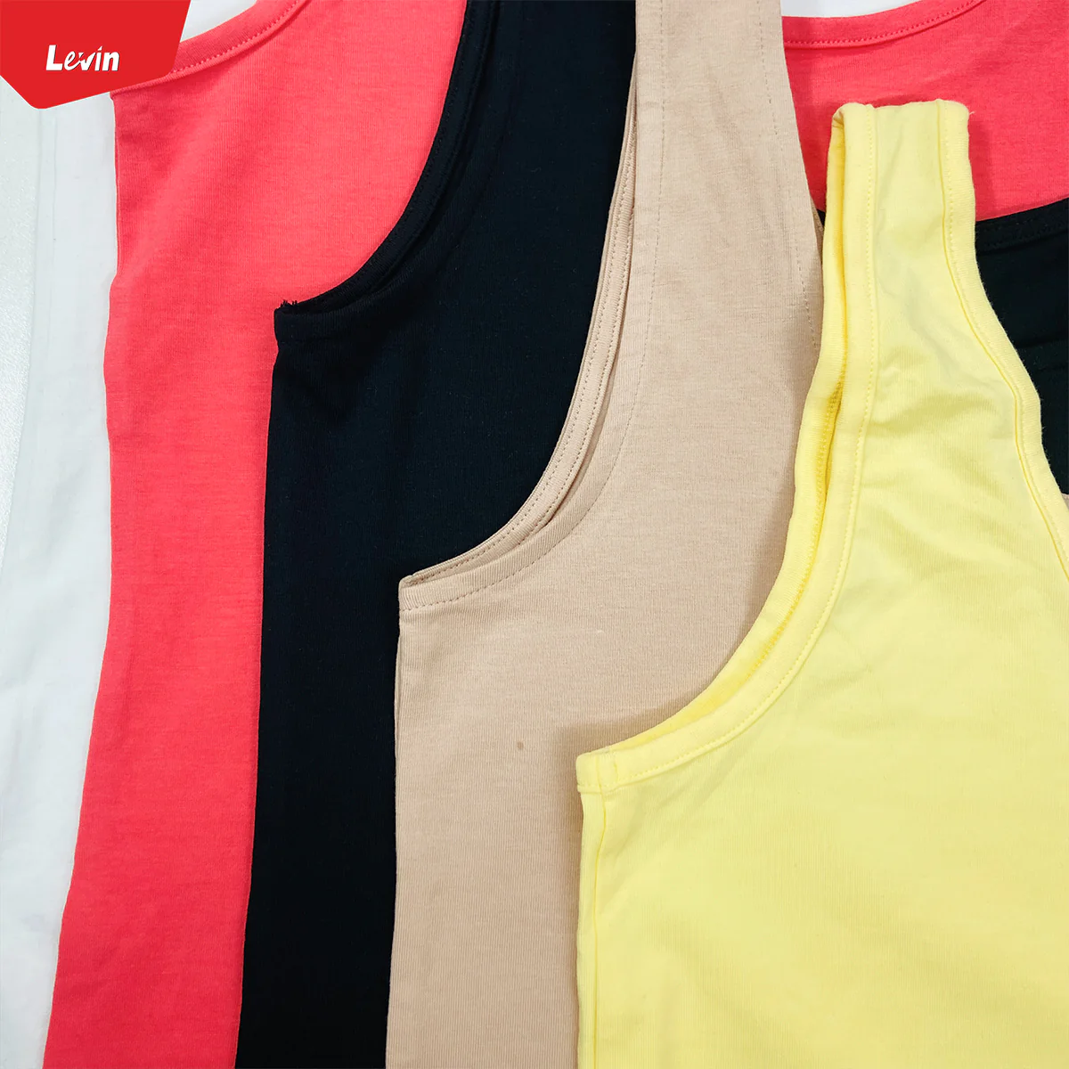 Women's Scoop Neck Summer Cotton Vest Tank Top - Image 8