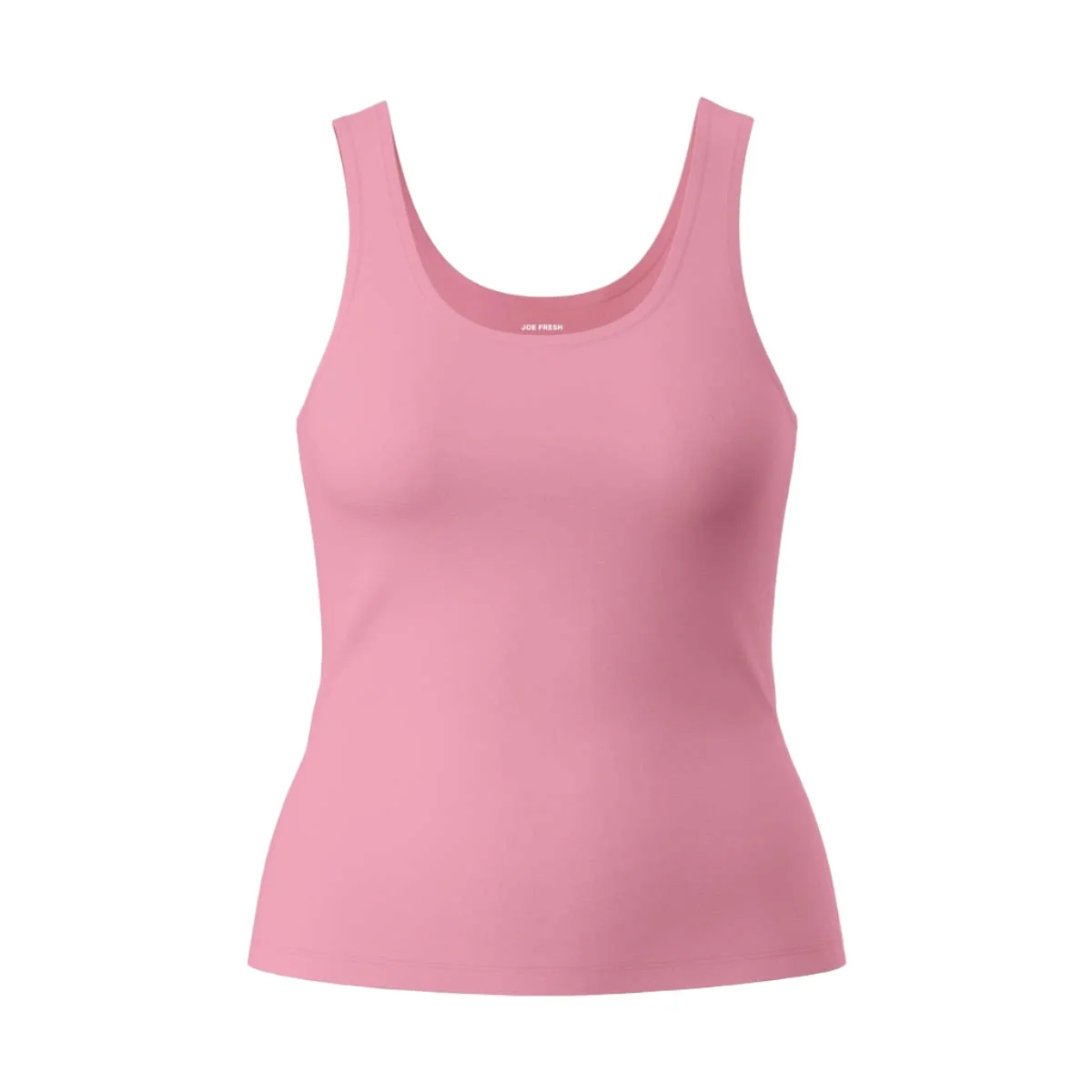 Womens Scoop Neck Organic Cotton Fitted Tank Top - Image 21