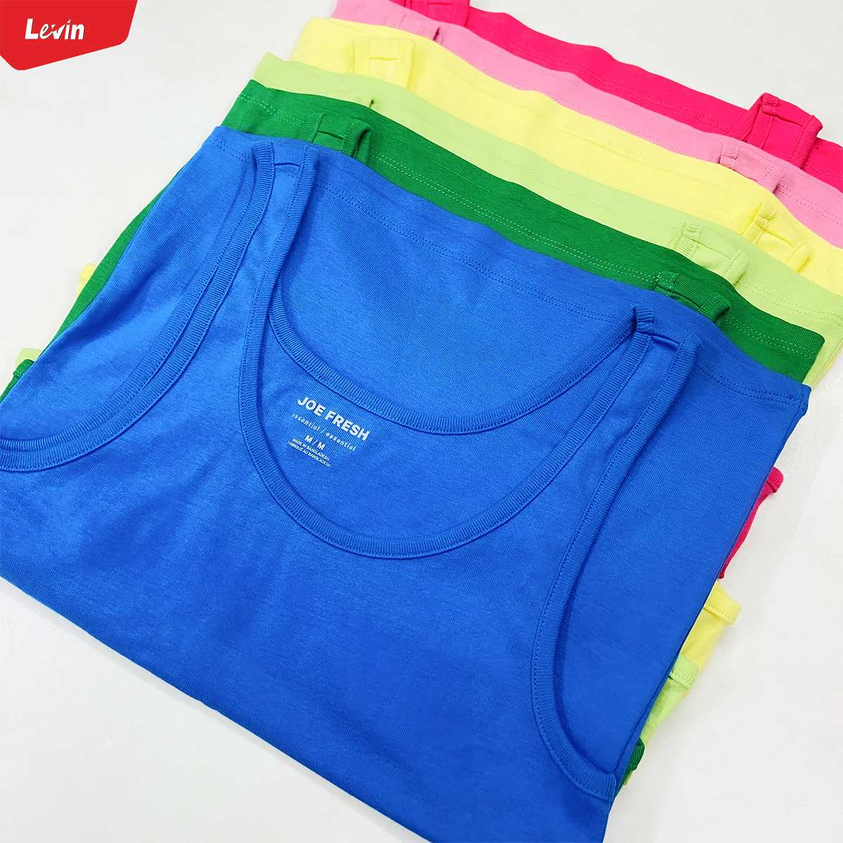 Womens Scoop Neck Organic Cotton Fitted Tank Top - Image 7