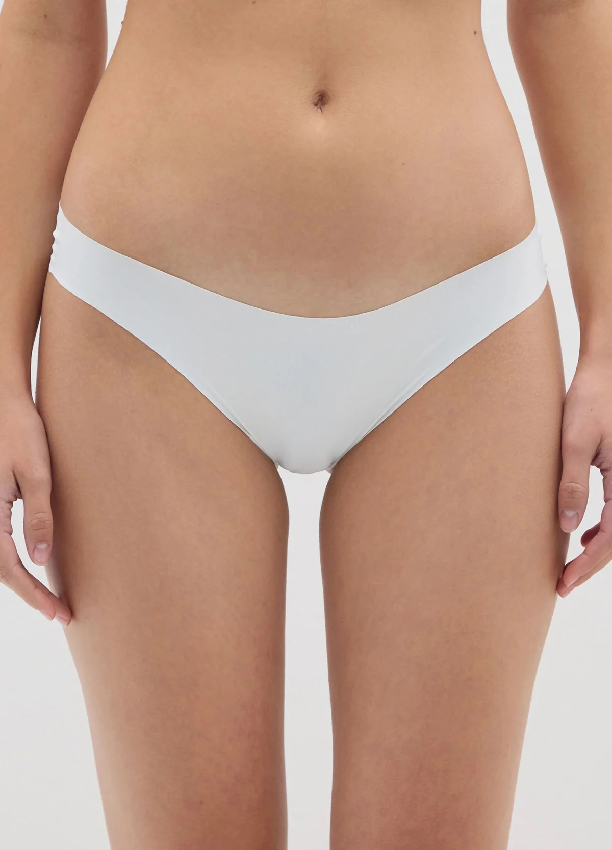 Womens Seamless Mid Rise Stretch Invisible Comfort Brief Panty - Image 11