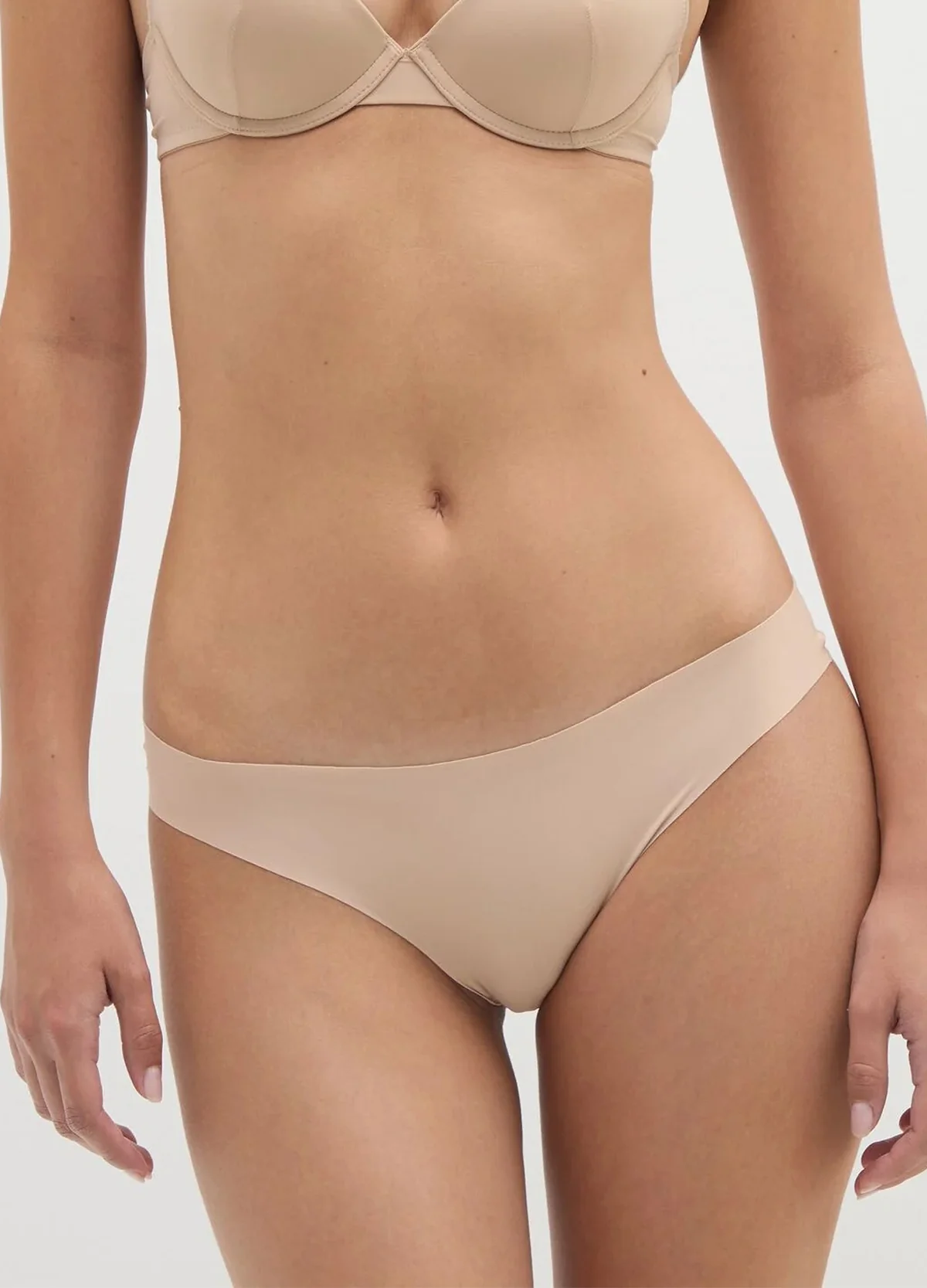 Womens Seamless Mid Rise Stretch Invisible Comfort Brief Panty - Image 16
