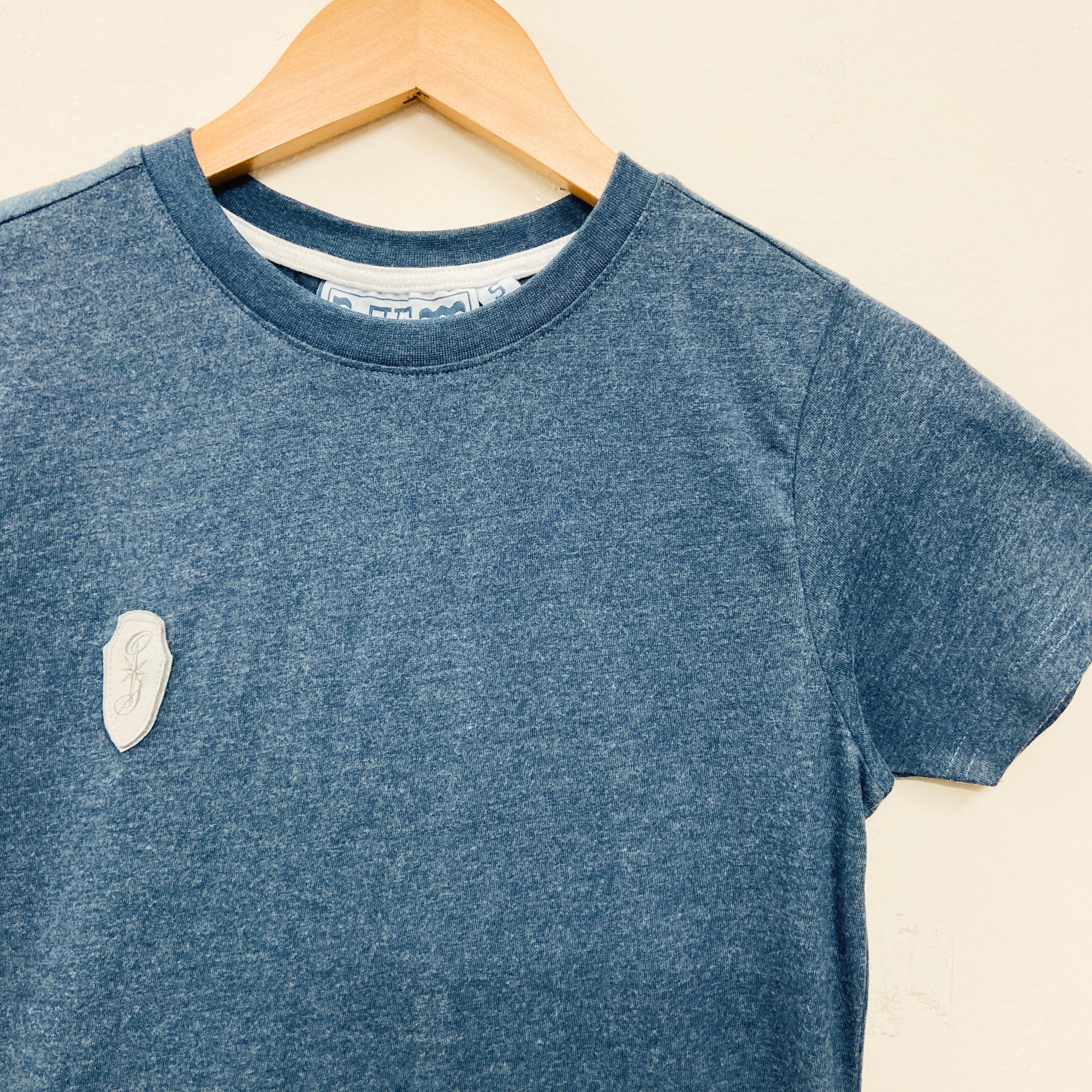 Womens Semi Long Round Neck Short Sleeve Casual Cotton T-Shirt - Image 11