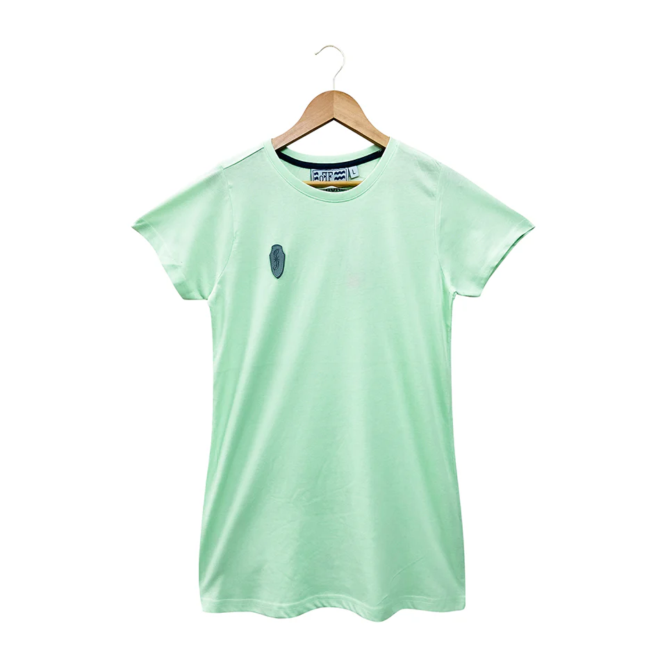 Womens Semi Long Round Neck Short Sleeve Casual Cotton T-Shirt - Image 13