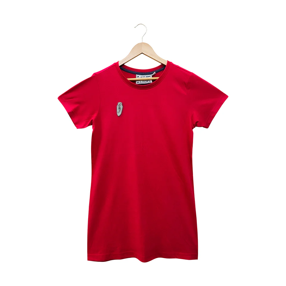 Womens Semi Long Round Neck Short Sleeve Casual Cotton T-Shirt - Image 15