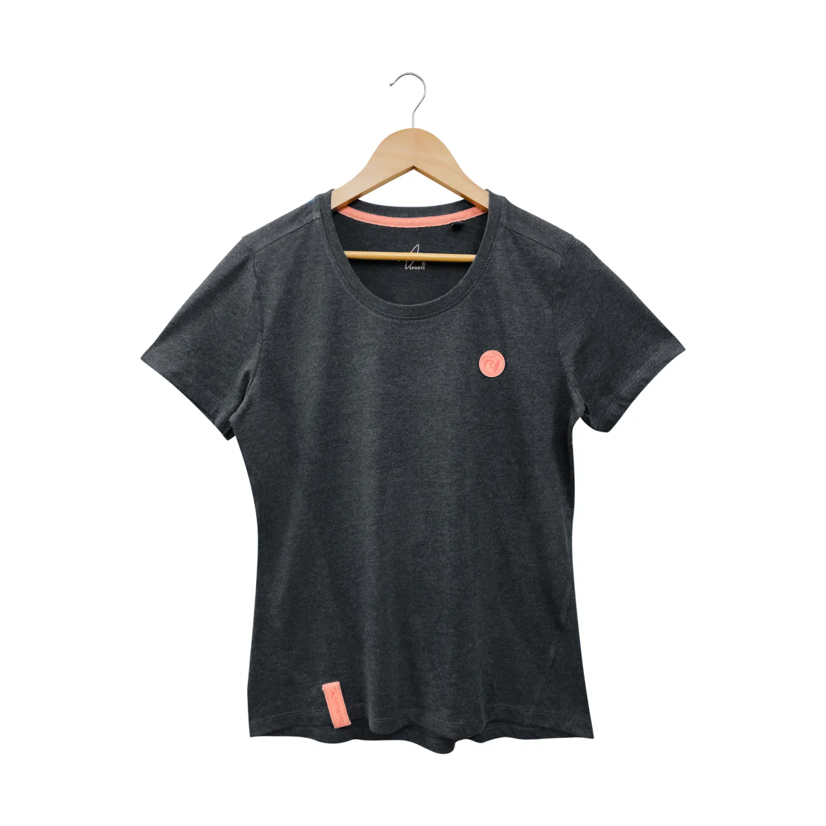 Womens Semi Long Round Neck Short Sleeve Casual Cotton T-Shirt - Image 15
