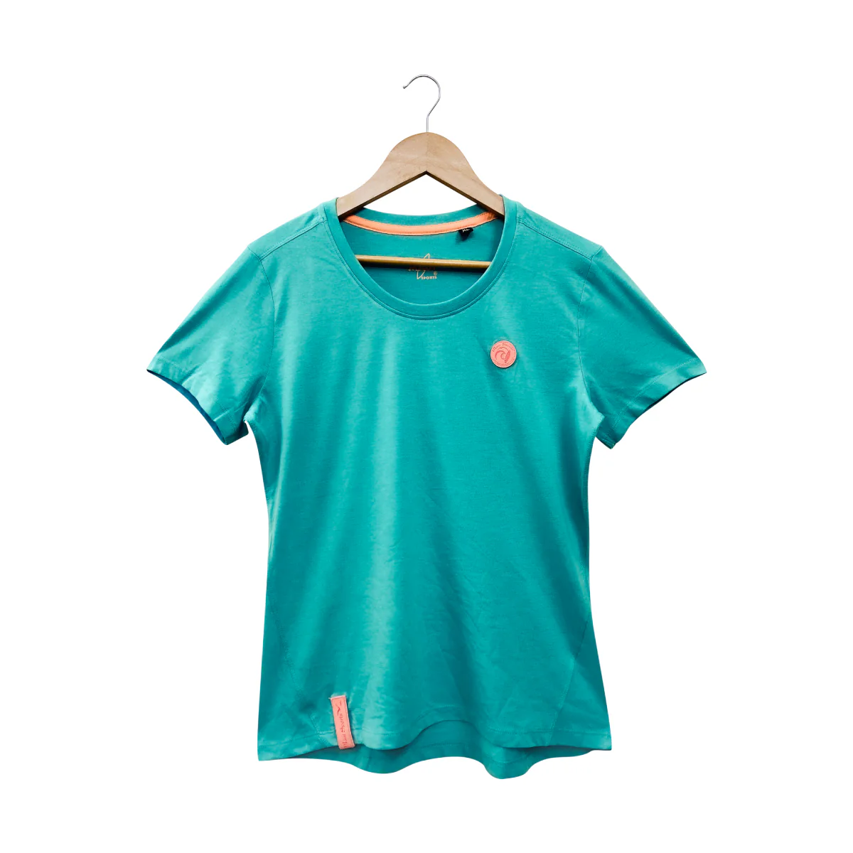 Womens Semi Long Round Neck Short Sleeve Casual Cotton T-Shirt - Image 16
