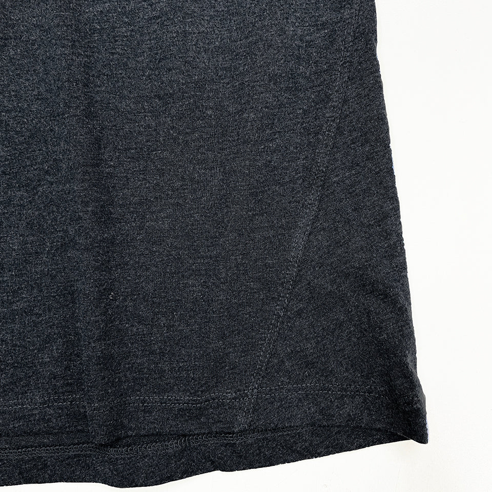 Womens Semi Long Round Neck Short Sleeve Casual Cotton T-Shirt - Image 6