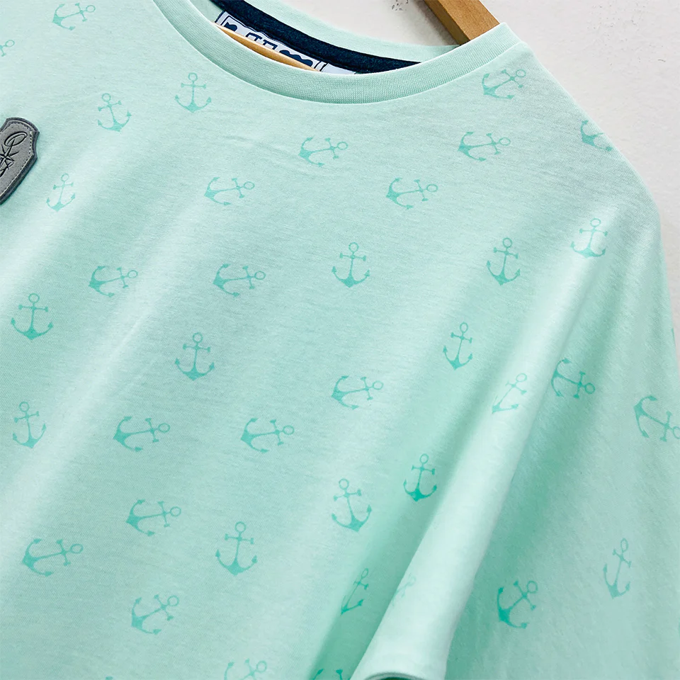 Womens Semi Long Side Vent Crewneck Casual Cotton T-Shirt - Image 13