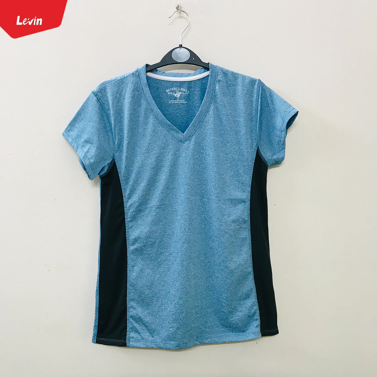 Women's Short Sleeve V-Neck Sports Gym T-Shirt - Image 11