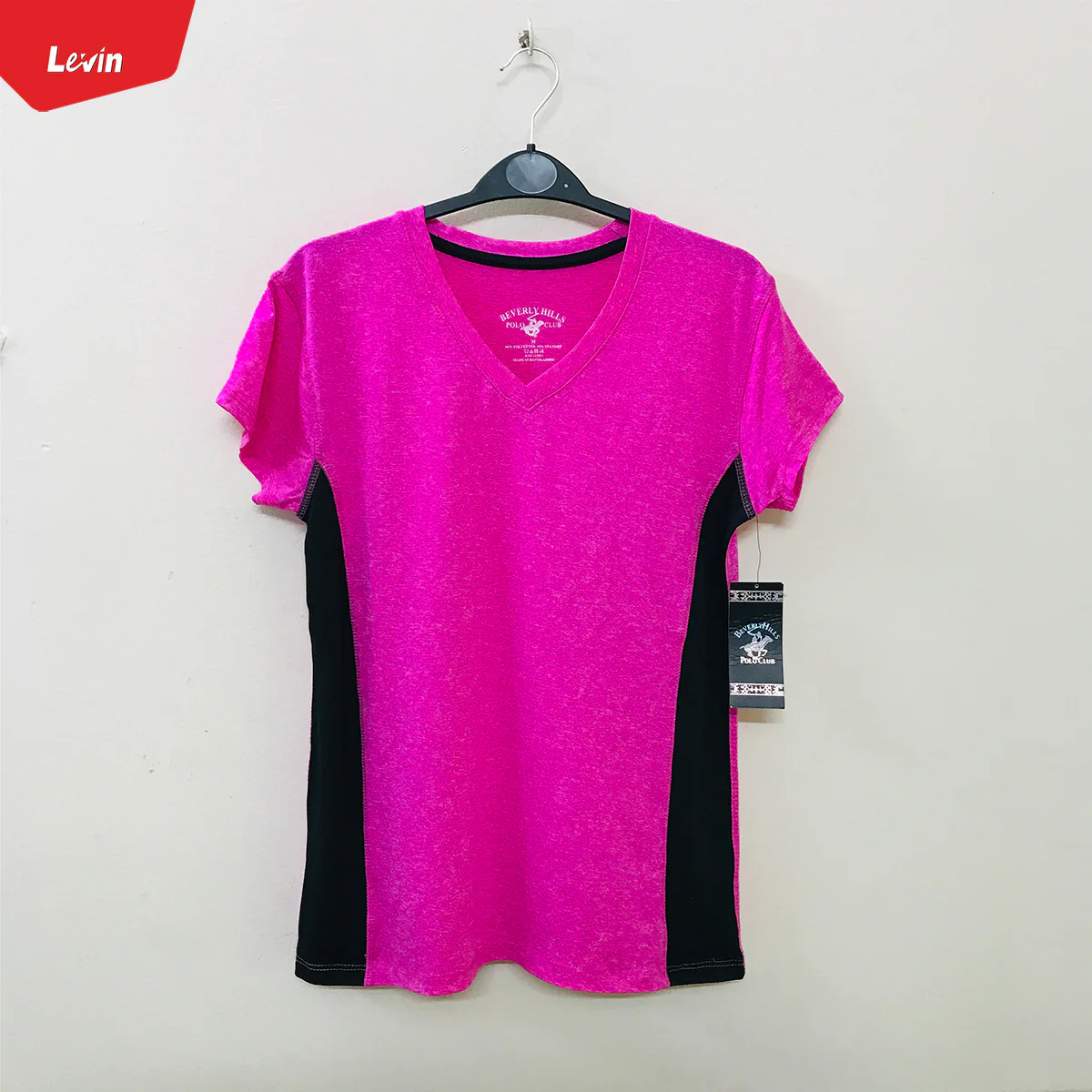 Women's Short Sleeve V-Neck Sports Gym T-Shirt - Image 9
