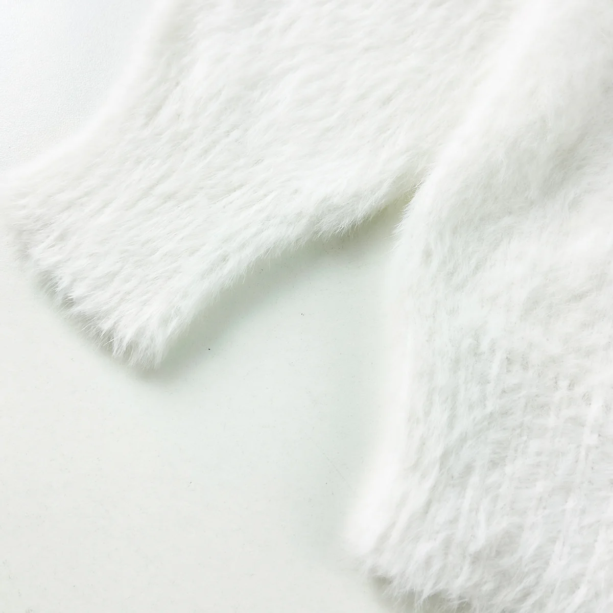 Womens Soft Fuzzy High Neck Pullover Sweater - Image 11