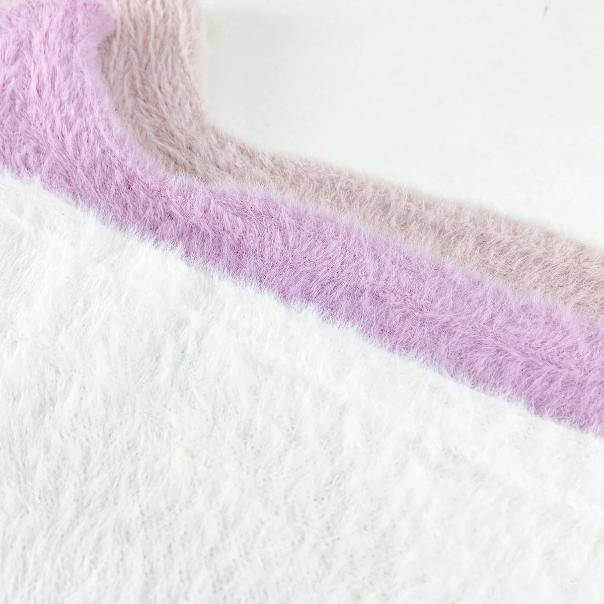 Womens Soft Fuzzy High Neck Pullover Sweater - Image 8