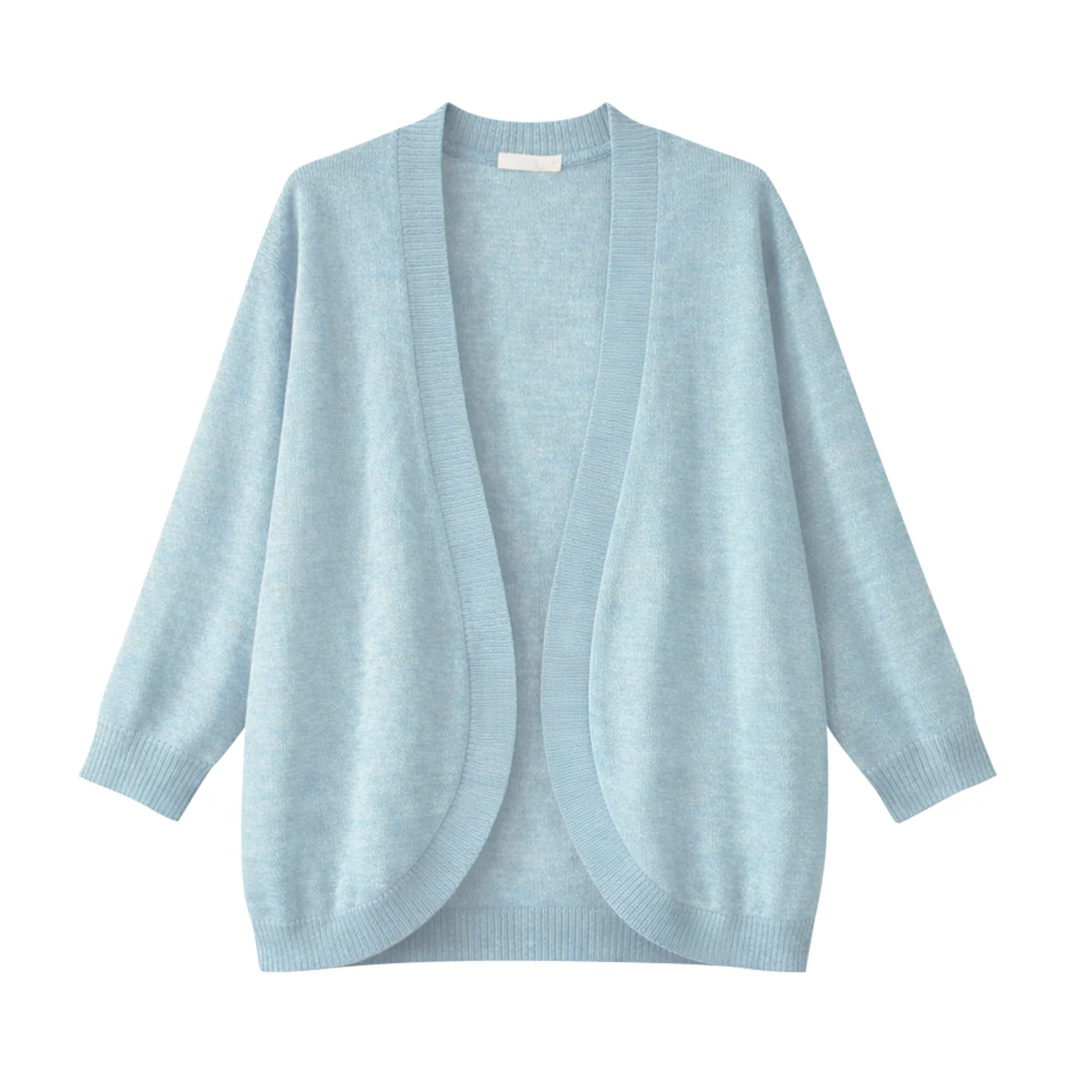 Womens Soft Knit Open-Front Lightweight Long Sleeve Cardigan - Image 24