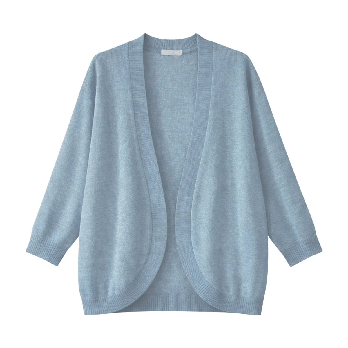 Womens Soft Knit Open-Front Lightweight Long Sleeve Cardigan - Image 25