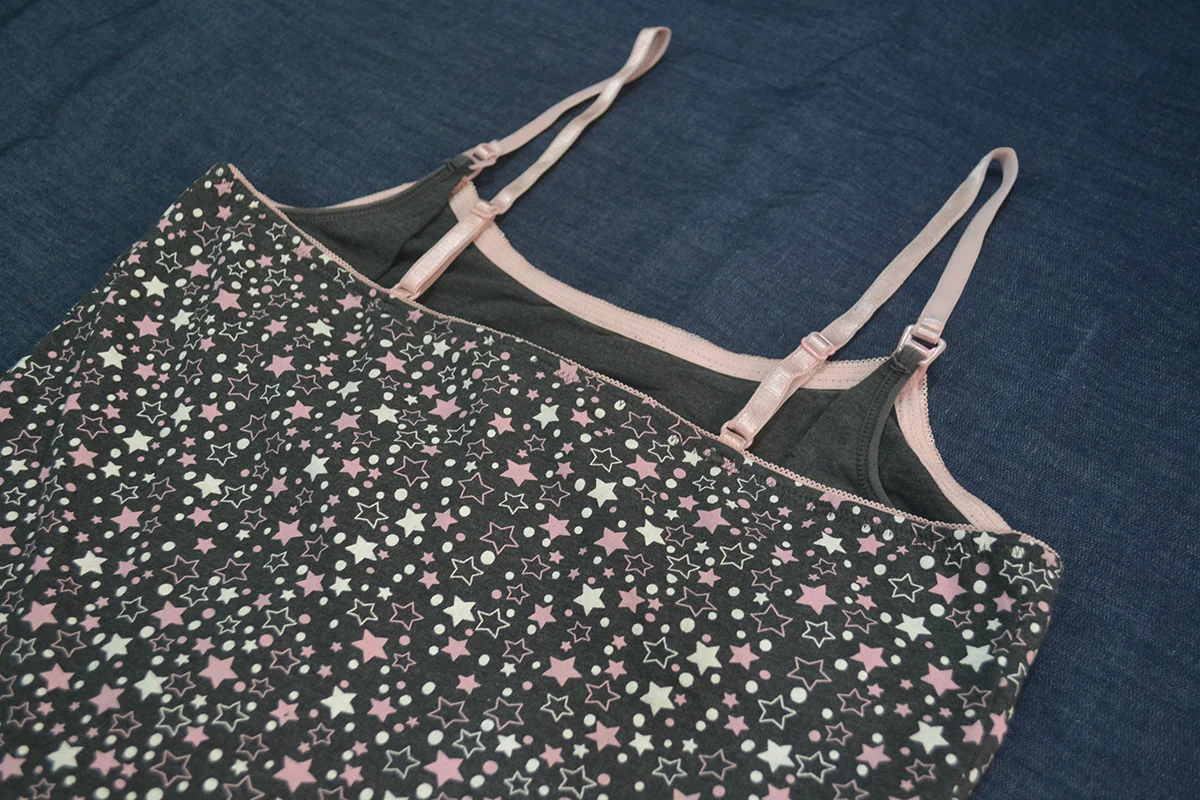 Women's Spaghetti Strap Camisole Soft Cotton Pregnancy Nursing Top - Image 9