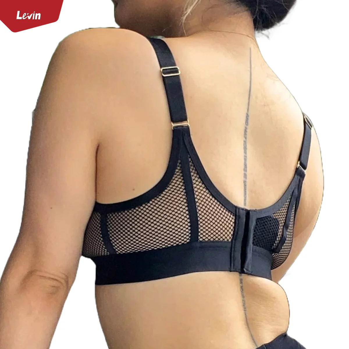 Women's Tangled Regular Cup Fishnet Bra - Image 7