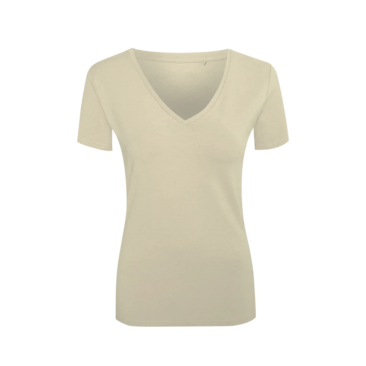 Womens V-Neck Short Sleeve Cotton Jersey T-Shirt - Image 23