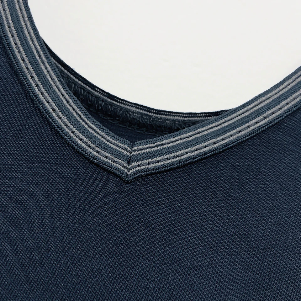 Womens V-Neck Sleeveless Cotton Vest Tank Top - Image 13