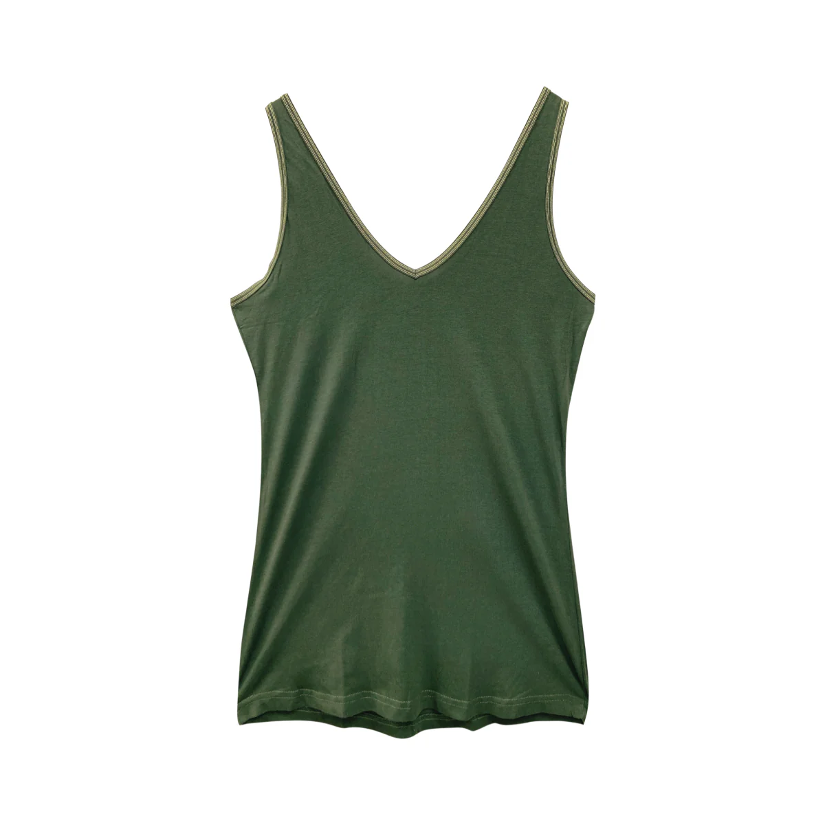 Womens V-Neck Sleeveless Cotton Vest Tank Top - Image 25