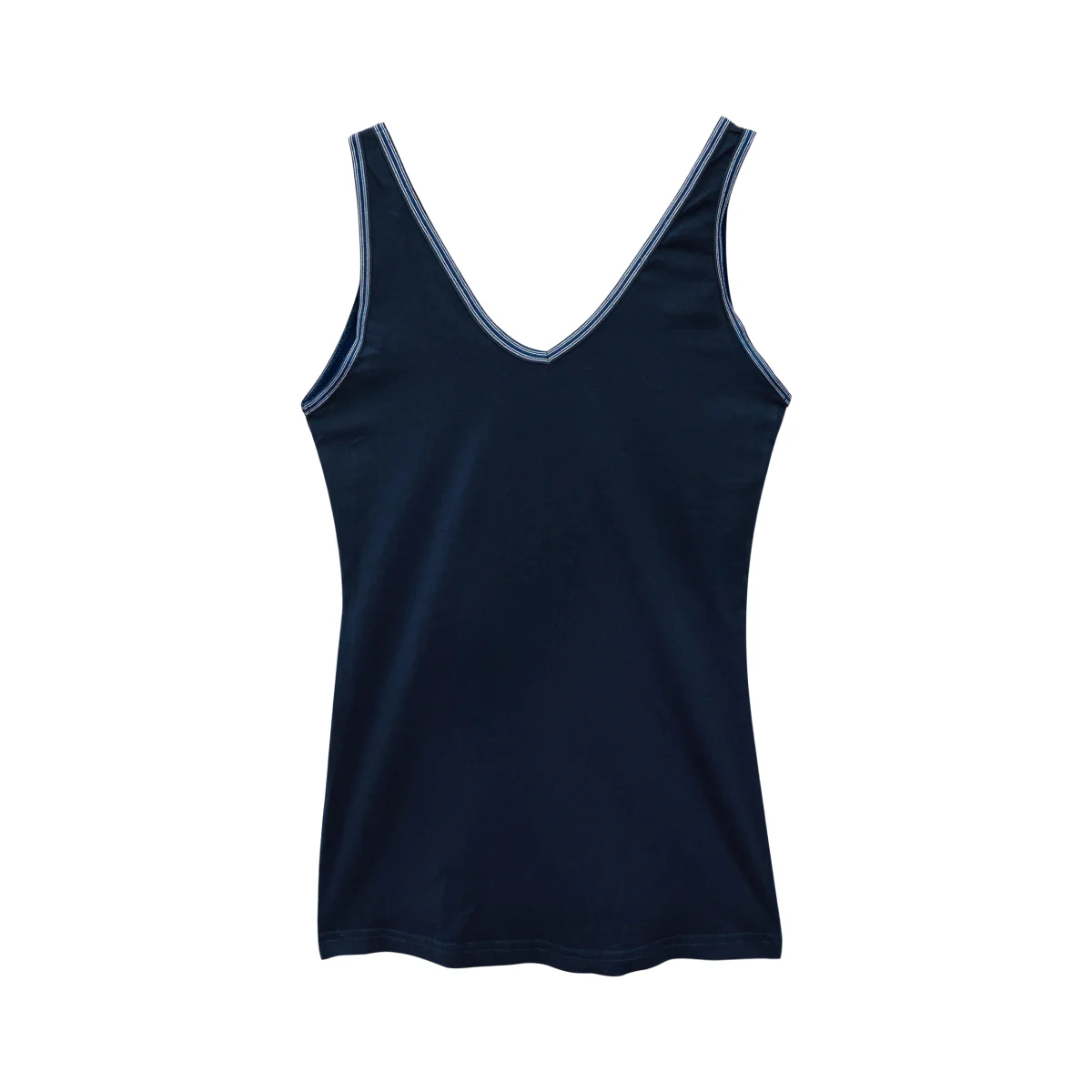 Womens V-Neck Sleeveless Cotton Vest Tank Top - Image 26